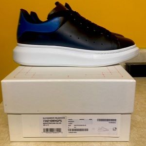 Alexander McQueen Navy/Ocean Blue Men’s Sneakers